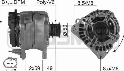 Messmer 210138A - Alternator autospares.lv