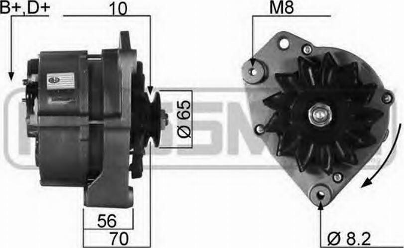 Messmer 210129 - Alternator autospares.lv