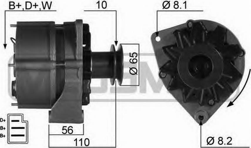 Messmer 210126 - Alternator autospares.lv