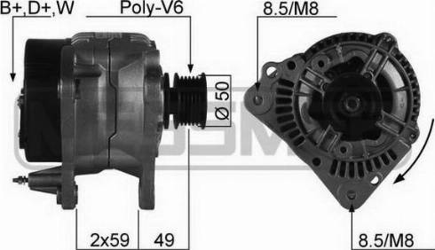 Messmer 210120R - Alternator autospares.lv