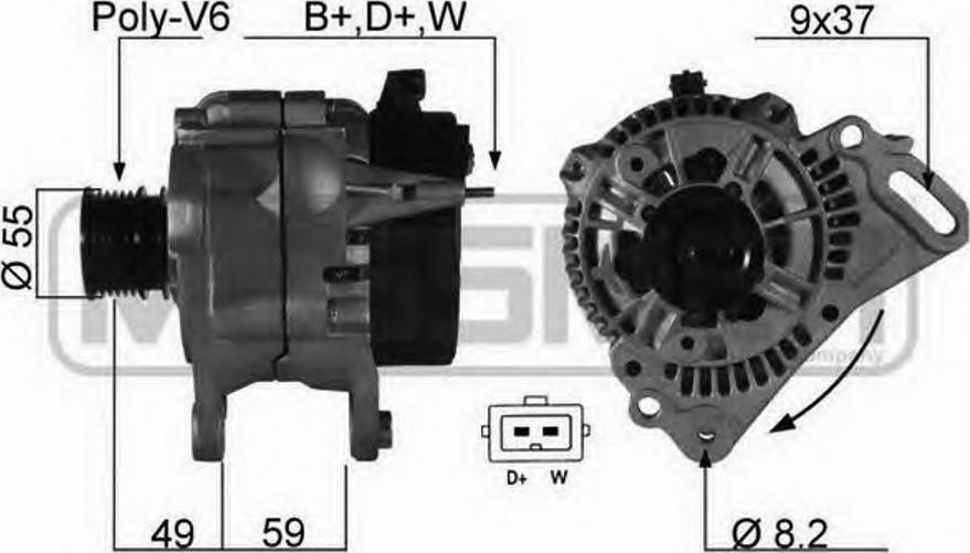 Messmer 210121 - Alternator autospares.lv