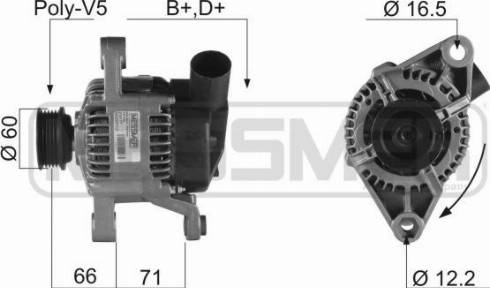 Messmer 210177A - Alternator autospares.lv