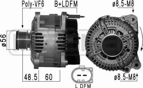 Messmer 210898 - Alternator autospares.lv