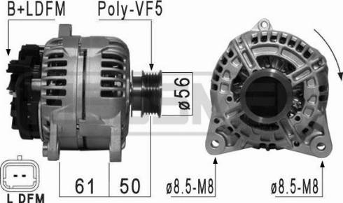 Messmer 210865A - Alternator autospares.lv