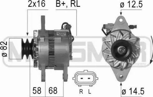 Messmer 210810 - Alternator autospares.lv