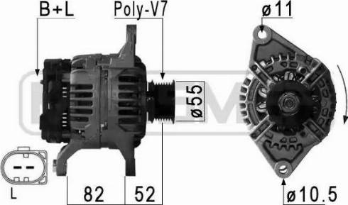 Messmer 210886 - Alternator autospares.lv