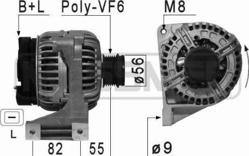 Messmer 210881A - Alternator autospares.lv