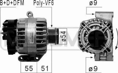 Messmer 210833 - Alternator autospares.lv