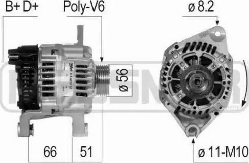 Messmer 210824 - Alternator autospares.lv