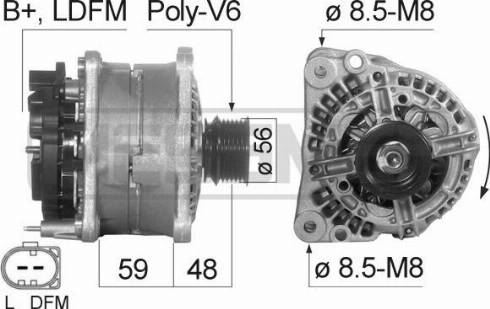 Messmer 210823A - Alternator autospares.lv