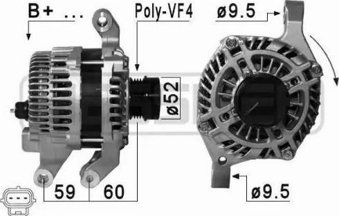 Messmer 210879 - Alternator autospares.lv