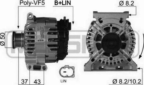 Messmer 210395A - Alternator autospares.lv