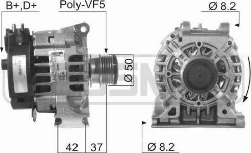 Messmer 210340A - Alternator autospares.lv