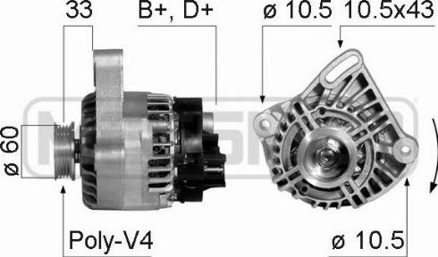 Messmer 210348R - Alternator autospares.lv