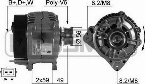 Messmer 210351R - Alternator autospares.lv