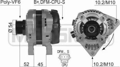 Messmer 210358 - Alternator autospares.lv