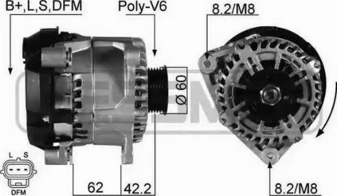 Messmer 210365 - Alternator autospares.lv