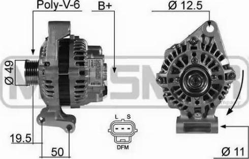 Messmer 210367 - Alternator autospares.lv