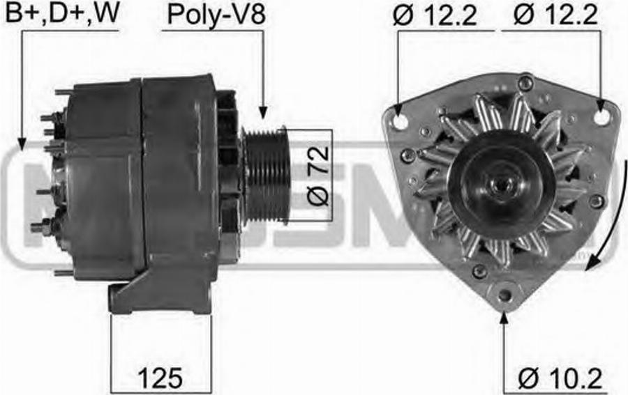 Messmer 210307 - Alternator autospares.lv