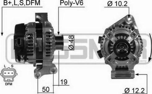 Messmer 210384A - Alternator autospares.lv