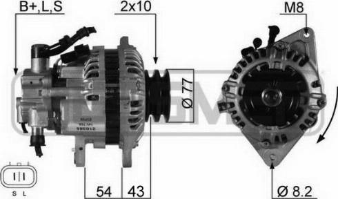 Messmer 210385R - Alternator autospares.lv