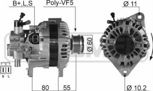 Messmer 210387 - Alternator autospares.lv