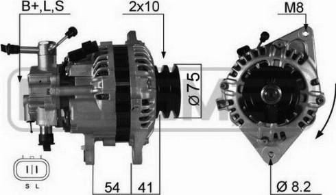 Messmer 210331A - Alternator autospares.lv