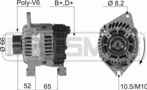 Messmer 210338A - Alternator autospares.lv