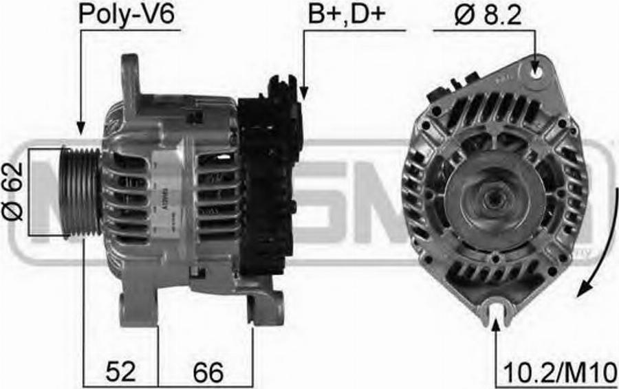 Messmer 210337 - Alternator autospares.lv