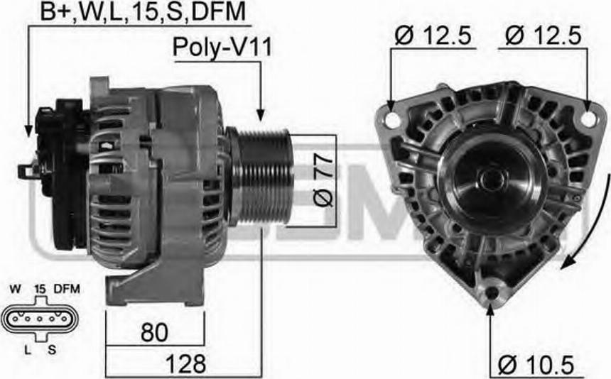 Messmer 210329 - Alternator autospares.lv