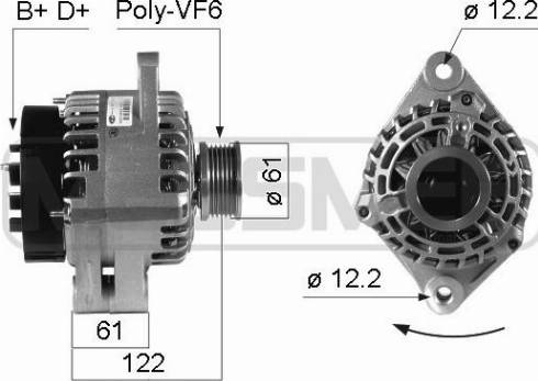 Messmer 210324A - Alternator autospares.lv