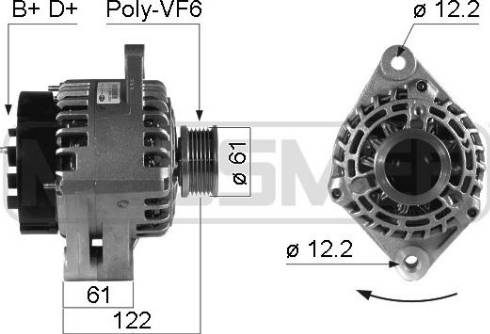 Messmer 210326A - Alternator autospares.lv