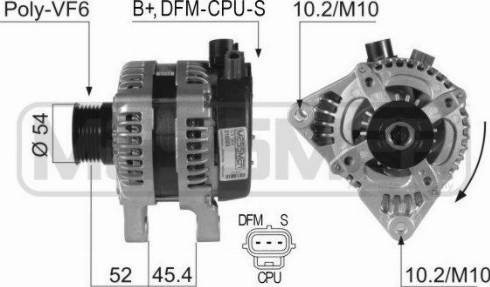 Messmer 210323A - Alternator autospares.lv