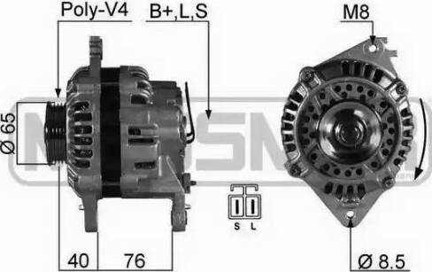 Messmer 210379 - Alternator autospares.lv