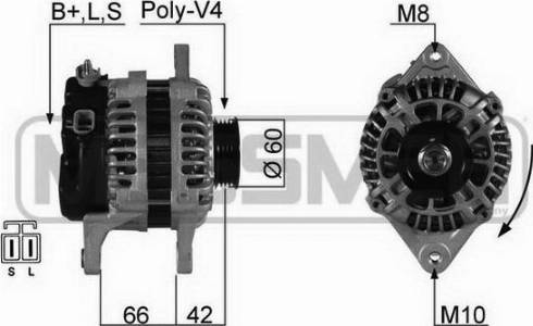 Messmer 210370A - Alternator autospares.lv