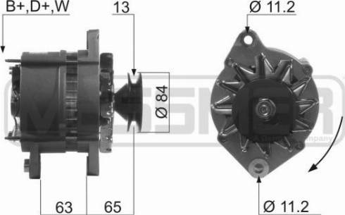 Messmer 210299A - Alternator autospares.lv