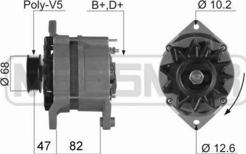 Messmer 210240R - Alternator autospares.lv