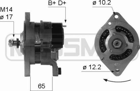 Messmer 210248A - Alternator autospares.lv