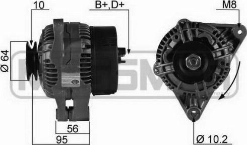 Messmer 210242A - Alternator autospares.lv