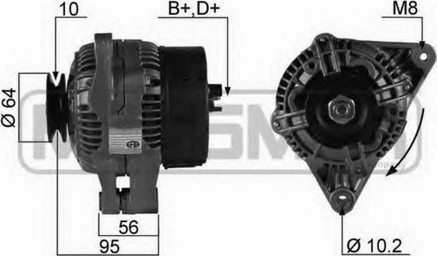 Messmer 210242 - Alternator autospares.lv