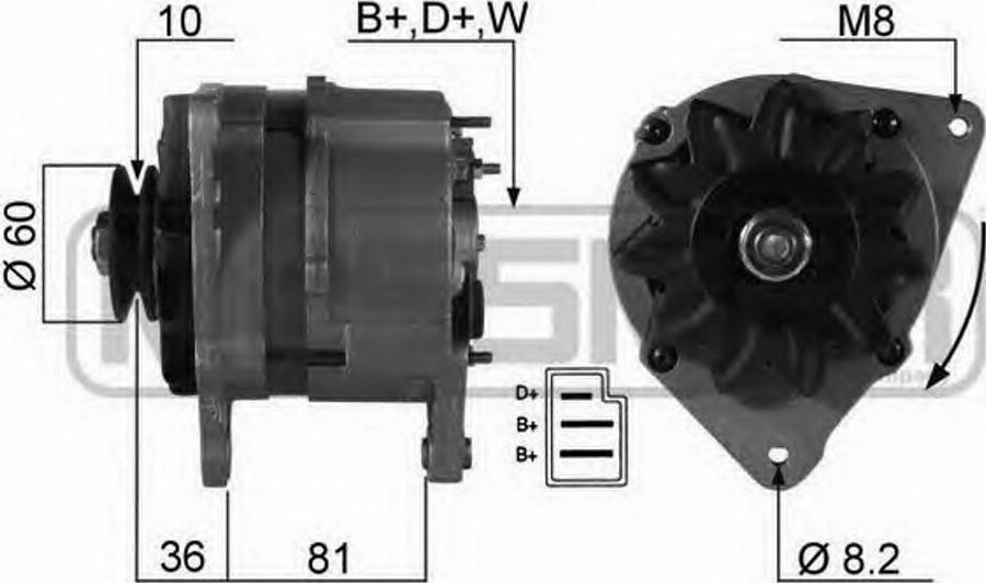 Messmer 210259 - Alternator autospares.lv