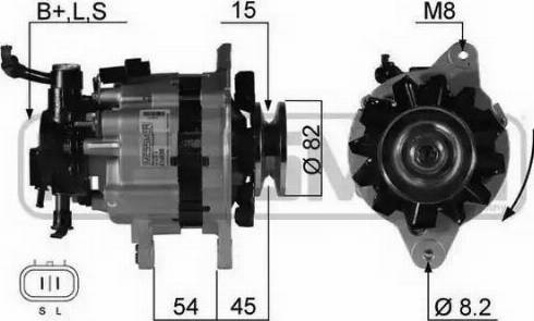 Messmer 210255 - Alternator autospares.lv