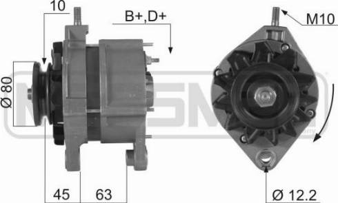 Messmer 210257R - Alternator autospares.lv