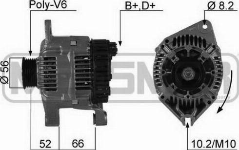 Messmer 210268A - Alternator autospares.lv