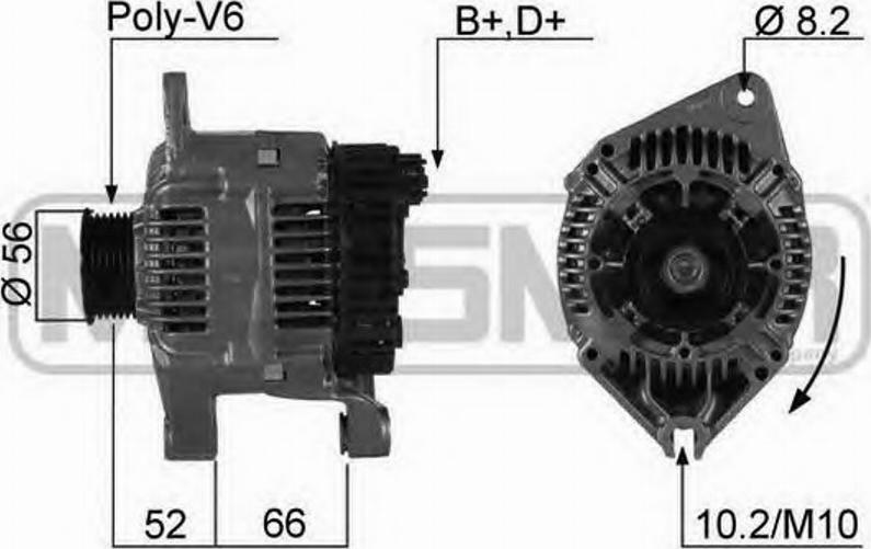 Messmer 210268 - Alternator autospares.lv