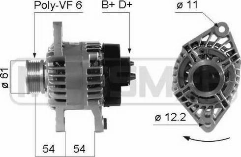 Messmer 210263 - Alternator autospares.lv