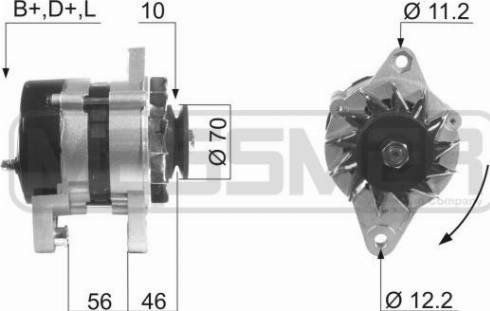 Messmer 210209A - Alternator autospares.lv