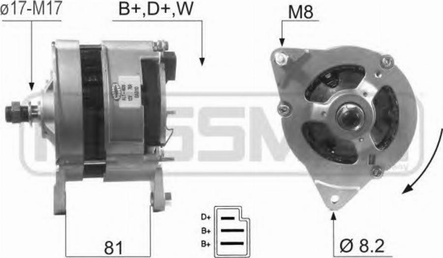 Messmer 210204 - Alternator autospares.lv