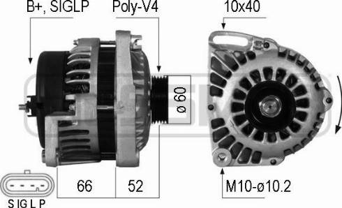 Messmer 210206A - Alternator autospares.lv