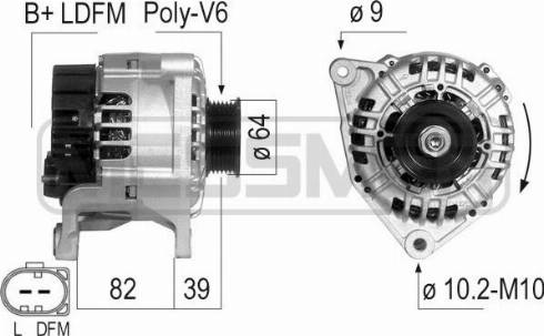 Messmer 210200A - Alternator autospares.lv